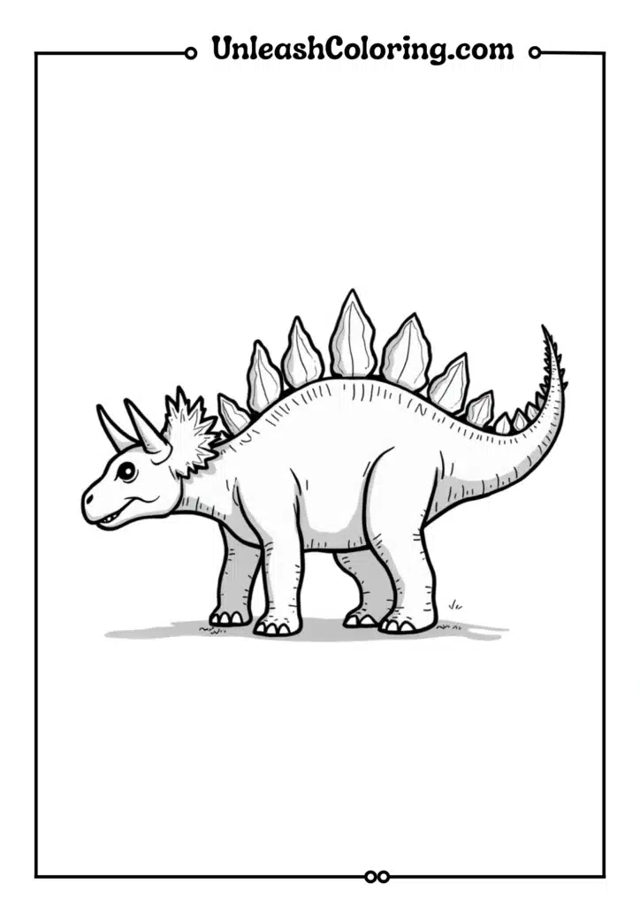 A Stegosaurus