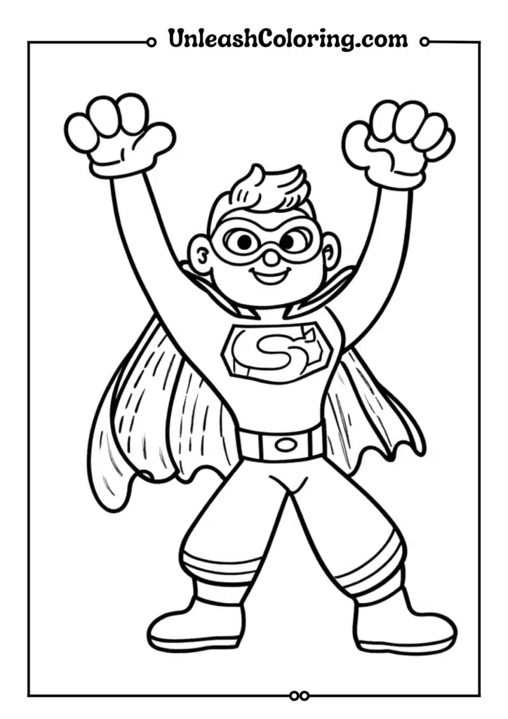 A superhero with stretchy arms