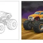 Monster Truck Coloring Pages