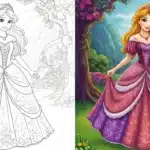 Princess coloring pages