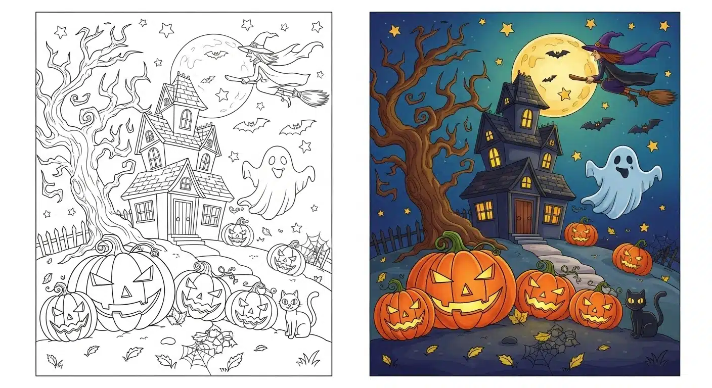 halloween coloring pages